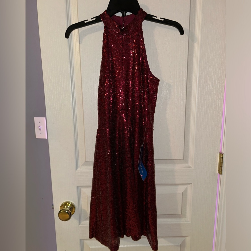 Women’s Junior red sequin dress